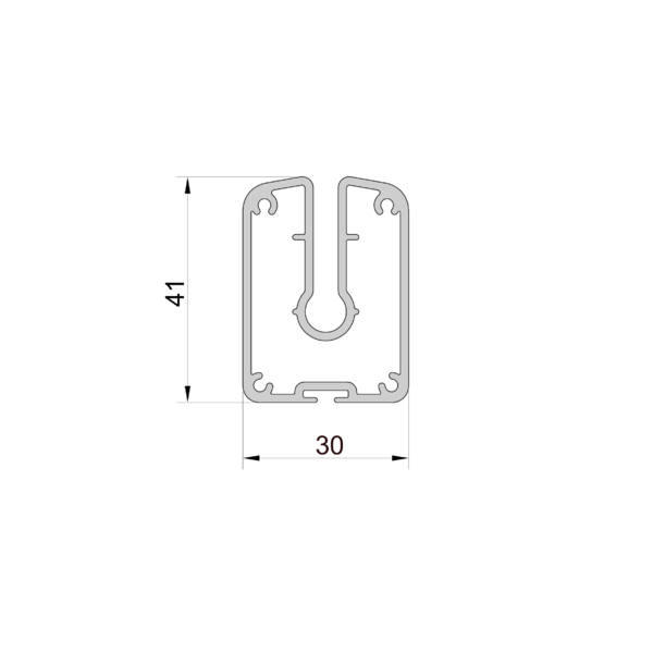 Barre de charge en aluminium 